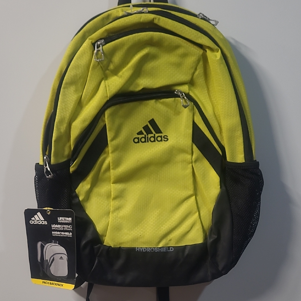 Adidas Men's Backpack in Yellow and Black